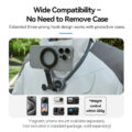 3 TELESIN Neck Holder Mount SE 2.0 - 2-in-1 POV Neck Strap with Air Cushion & Chest Stabilizer - Quick-Switch Horizontal/Vertical for GoPro, DJI & Smartphones