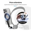 6 TELESIN Neck Holder Mount SE 2.0 - 2-in-1 POV Neck Strap with Air Cushion & Chest Stabilizer - Quick-Switch Horizontal/Vertical for GoPro, DJI & Smartphones