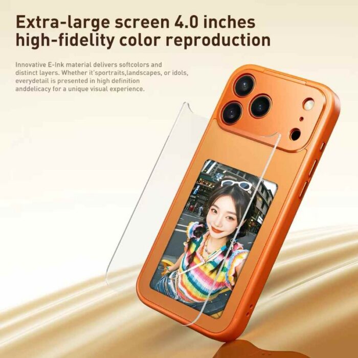 NFC Smart E-Ink Phone Case for iPhone Series – 4-Color HD Display, Battery-Free, AI-Driven Customization - Image 4