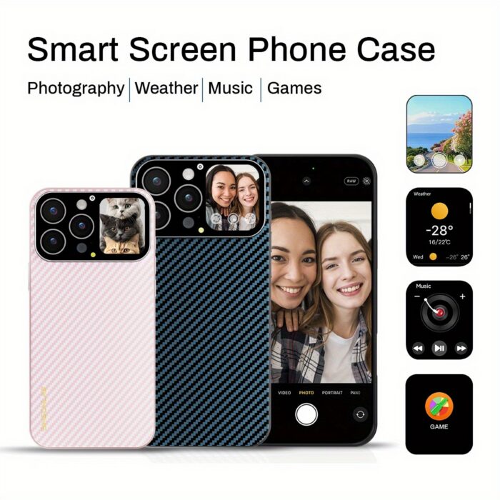 Smart Interactive Case with Dynamic Wallpaper, Remote Camera & Real-Time Smart Alerts -  for iPhone series - Image 3
