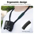 TELESIN Neck Holder Mount SE for GoPro, DJI Action & Smartphones - First-Person POV Silicone Neck Strap for Cycling, Fishing & Vlogging - Image 4
