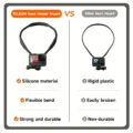 TELESIN Neck Holder Mount SE for GoPro, DJI Action & Smartphones - First-Person POV Silicone Neck Strap for Cycling, Fishing & Vlogging - Image 9