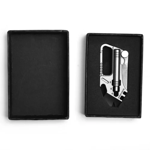 EDC-260625-12 Titanium EDC Keychain 9 in 1 Multi-Tool